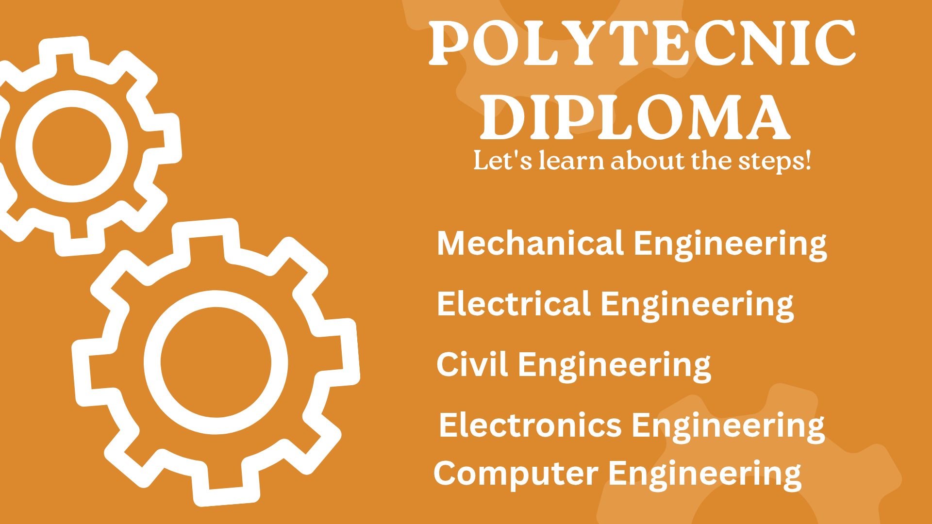 Polytechnic Diploma course 